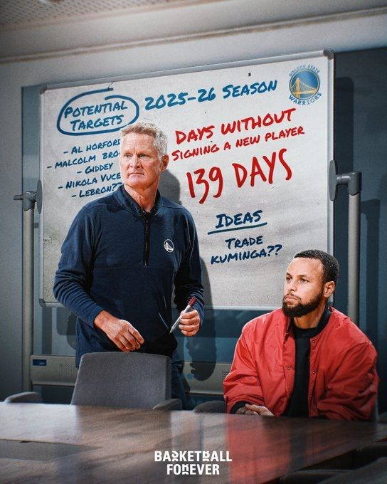 放暑假去了？美媒統(tǒng)計(jì)距離勇士上次簽約已過(guò)139天 何時(shí)簽今夏首單